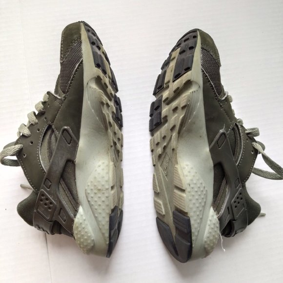 Nike Huarache Sequoia Running Sneaker Grey Youth 4 - Picture 5 of 8